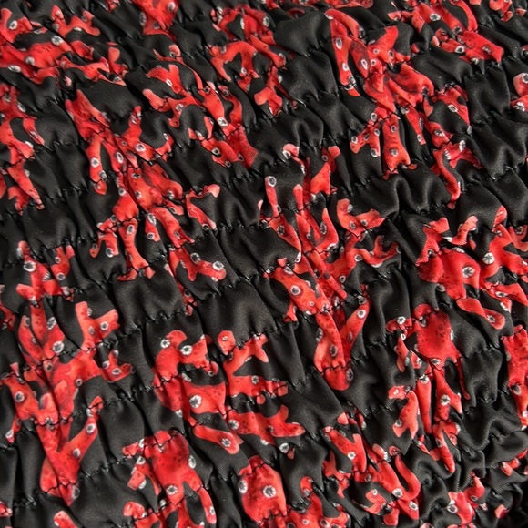 NEW w/ tag Verdelimon strapless ruched bikini top with ruffles coral reef print - Picture 2 of 4